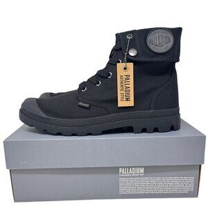 Palladium Men's Black Canvas Pampa Hi Boots Size 10 02353-060-M
